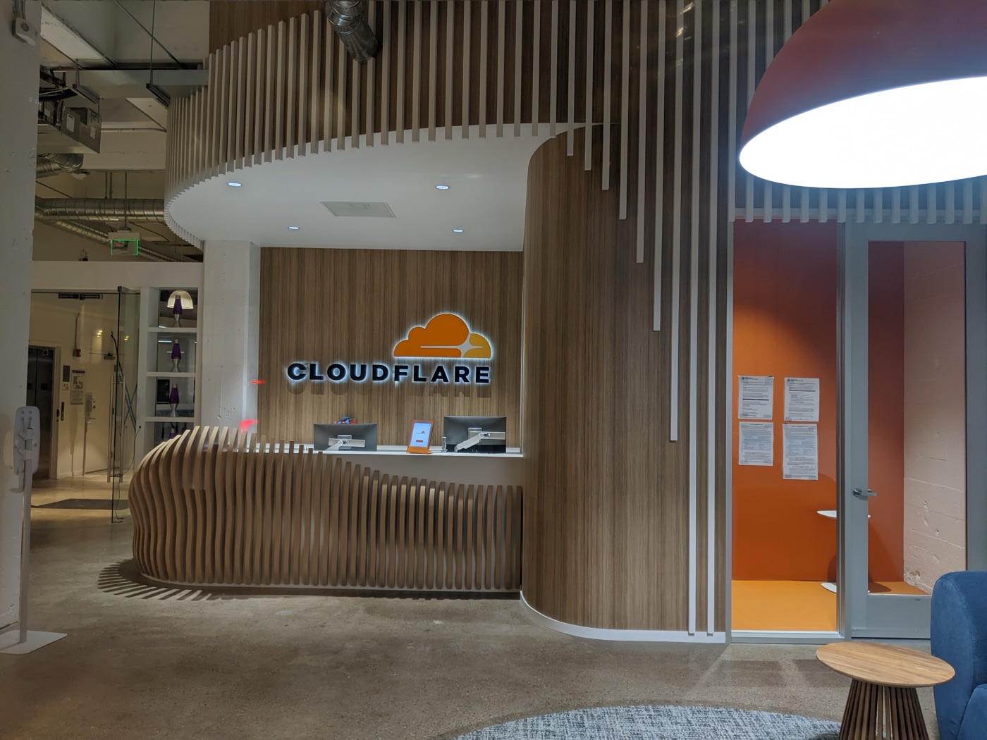 Cloudflare HQ entrance · San Francisco